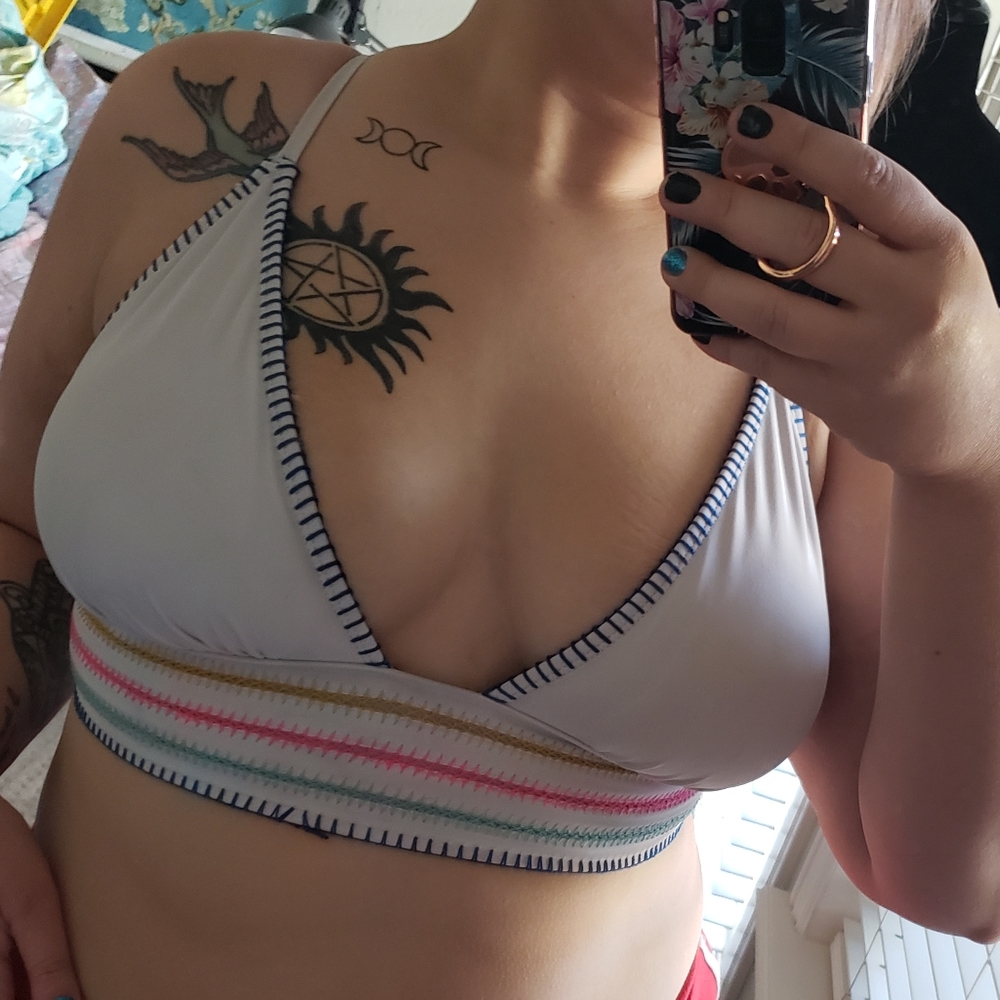 White swim top